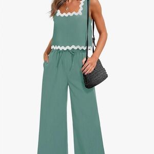 Elegant Green Jumpsuit